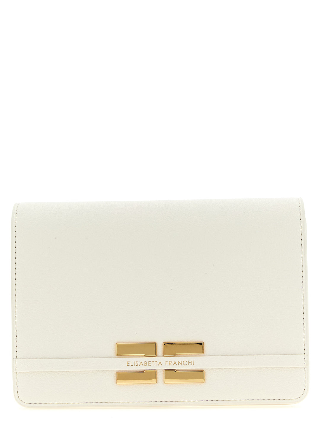 Elisabetta Franchi Logo Shoulder Strap Borse a Tracolla - Bianco | 2a972d6d70789c33a1bcb667aa17ffe42942d9bc