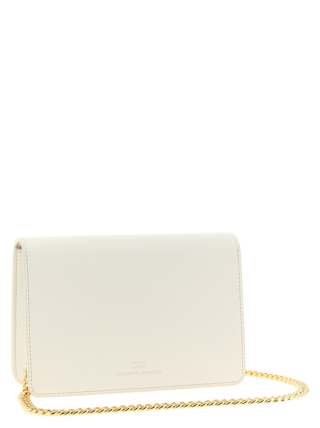 Elisabetta Franchi Logo Shoulder Strap Borse a Tracolla - Bianco | e405388a296d168fad1ef23bdb52d7cf9c765405