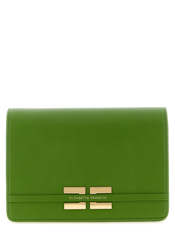 Elisabetta Franchi Logo Shoulder Strap Borse a Tracolla - Verde | 1a79ae6b62fe45481978e62836fc8acfc8313262