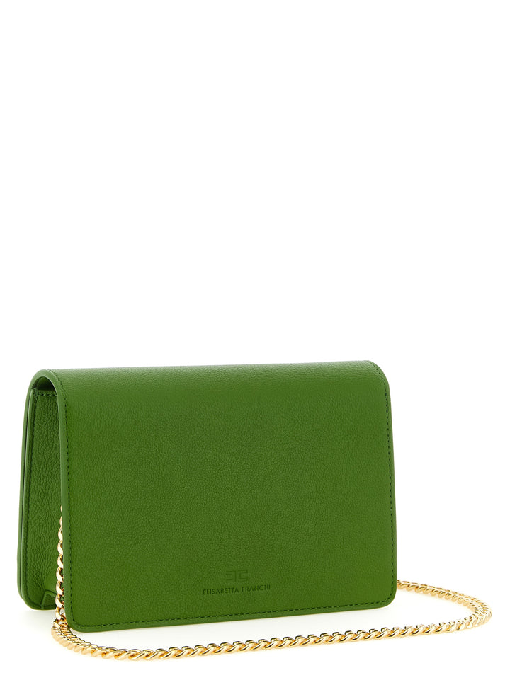 Elisabetta Franchi Logo Shoulder Strap Borse a Tracolla - Verde | b9219958c66c012f5540b0933ad3d640192ca22d