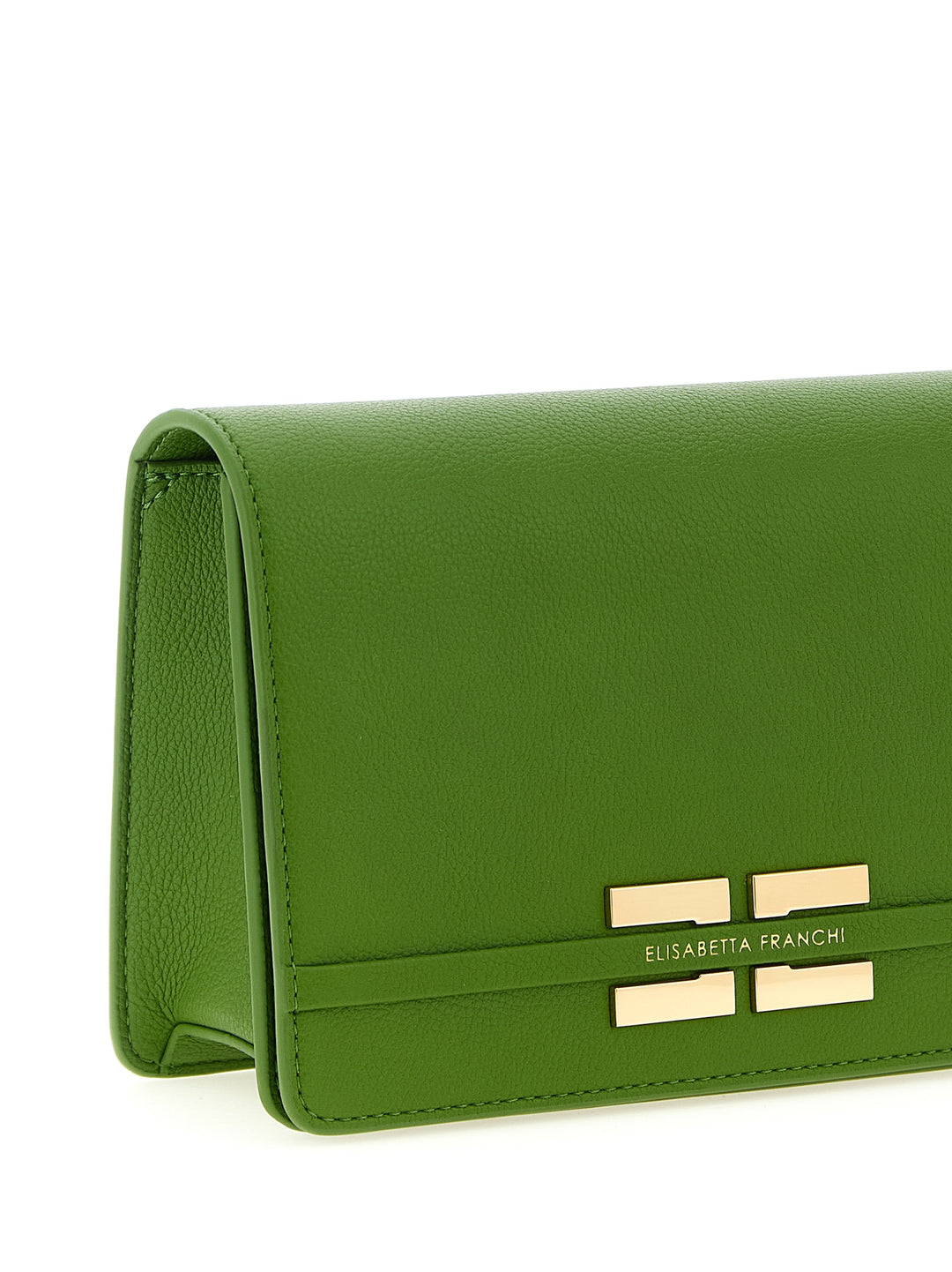Elisabetta Franchi Logo Shoulder Strap Borse a Tracolla - Verde | 80beaa51ee4ab266877e1db08271f3fa73d73d2f