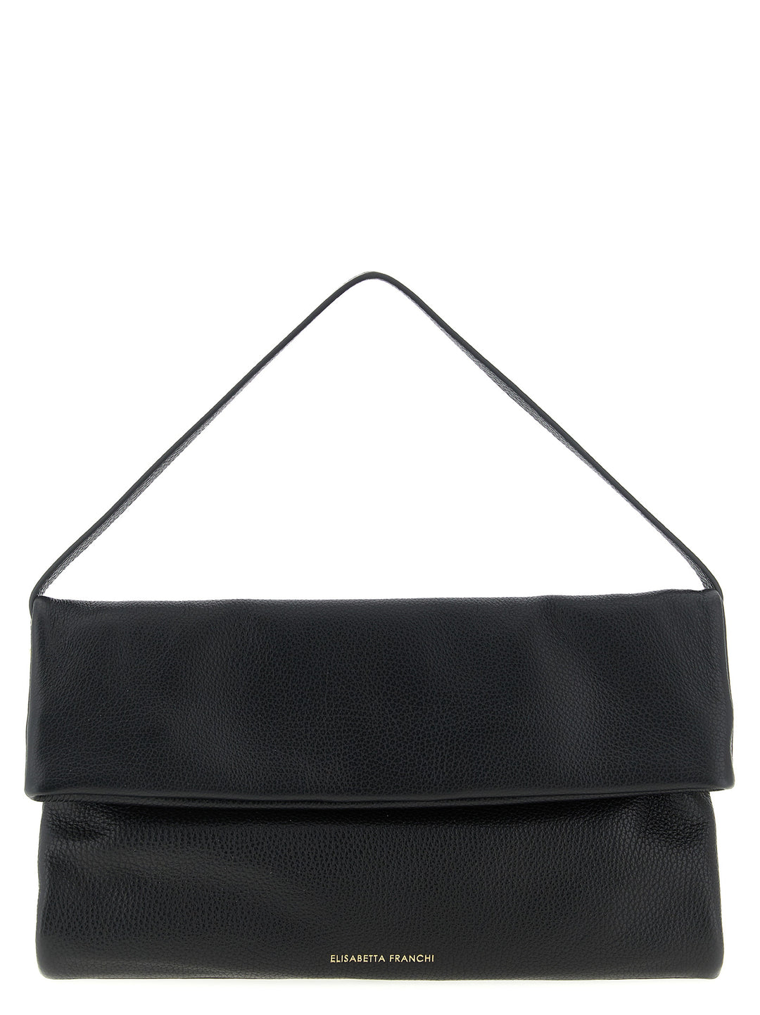 Elisabetta Franchi Logo Shoulder Bag Borse a Spalla e Tracolla - Nero | 2904265b2da1d22bdaf79f96d3e25bc7288f4872