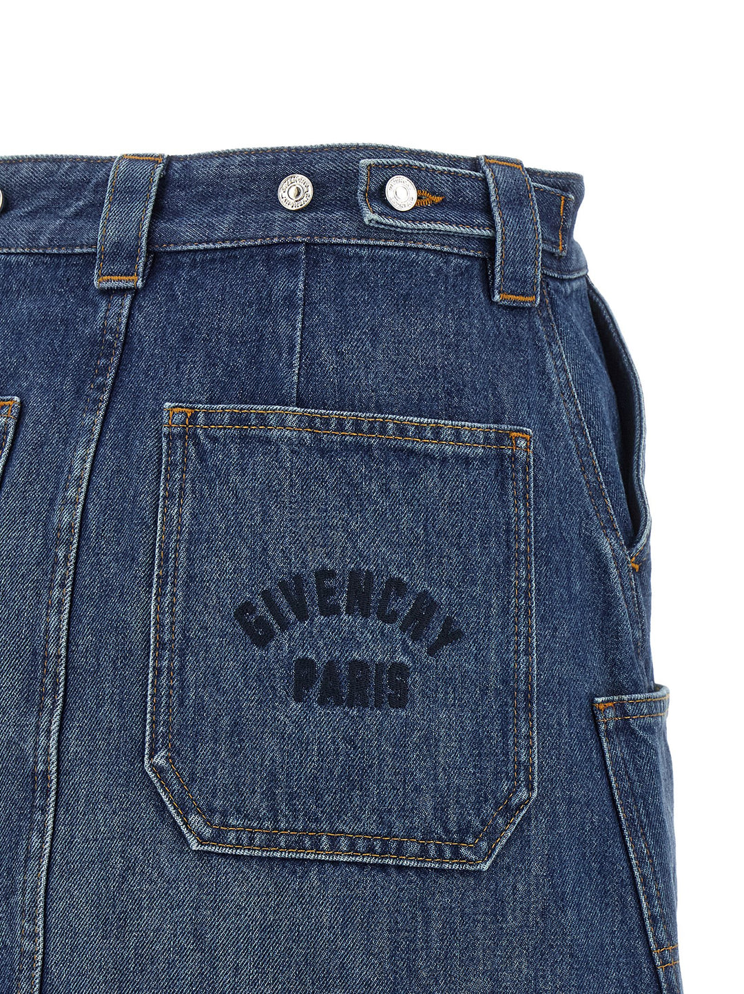 Givenchy Denim Skirt Gonne - Blu | 401c3177ea10c001dd67cb55eb0a5742ef76d930