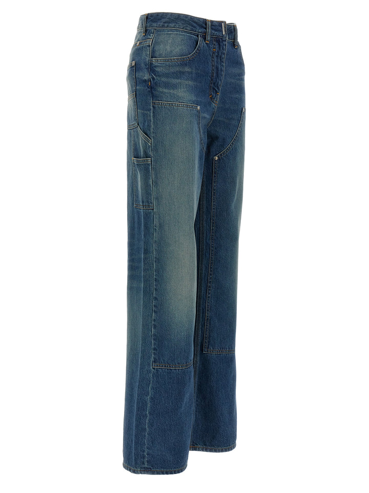 Givenchy Wide Leg Jeans - Blu | 1124d5dd1109e7bb40d9121379f72420df0d50cd