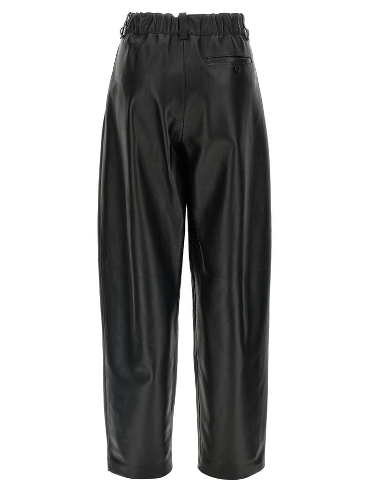 Givenchy Leather Pantaloni - Nero | d6be67ff60d66ea48e6ba91b46122ae899795aa6