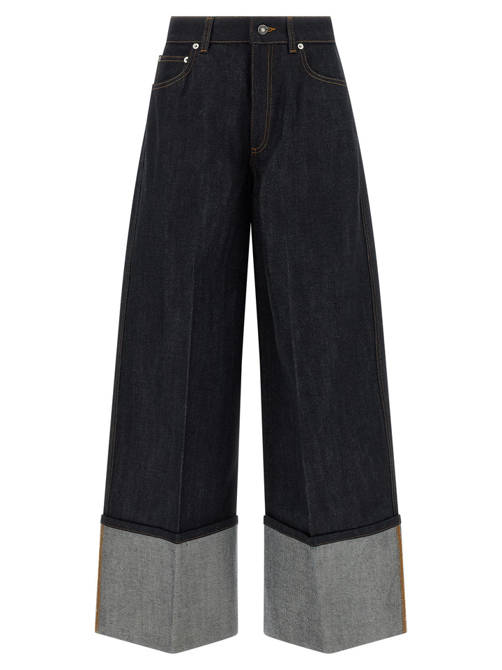 Givenchy Turn Up Jeans - Blu | 7884b28eb414a25122dac4d53732509a0b154254