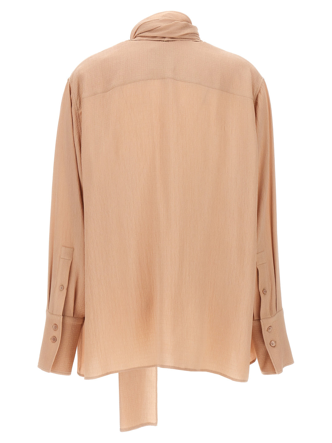 Givenchy Pussy Bow Blouse Camicie - Beige | 94a078258f5bb30d94b5723d6eee370b5a46ef53
