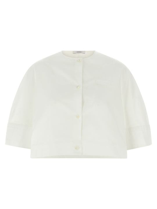 Cropped Shirt Camicie Bianco