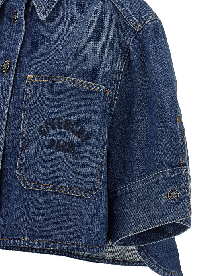 Givenchy Denim Shirt Camicie - Blu | 760a2800a6480a949bcbf6603d066dec6ecd0866