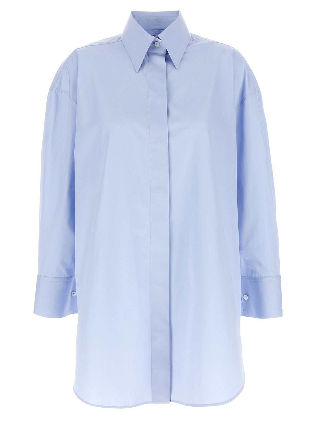 Givenchy Asymmetric Shirt Camicie - Celeste | f4dde6d9949e7b46d34104acacd483a787a0d6a7