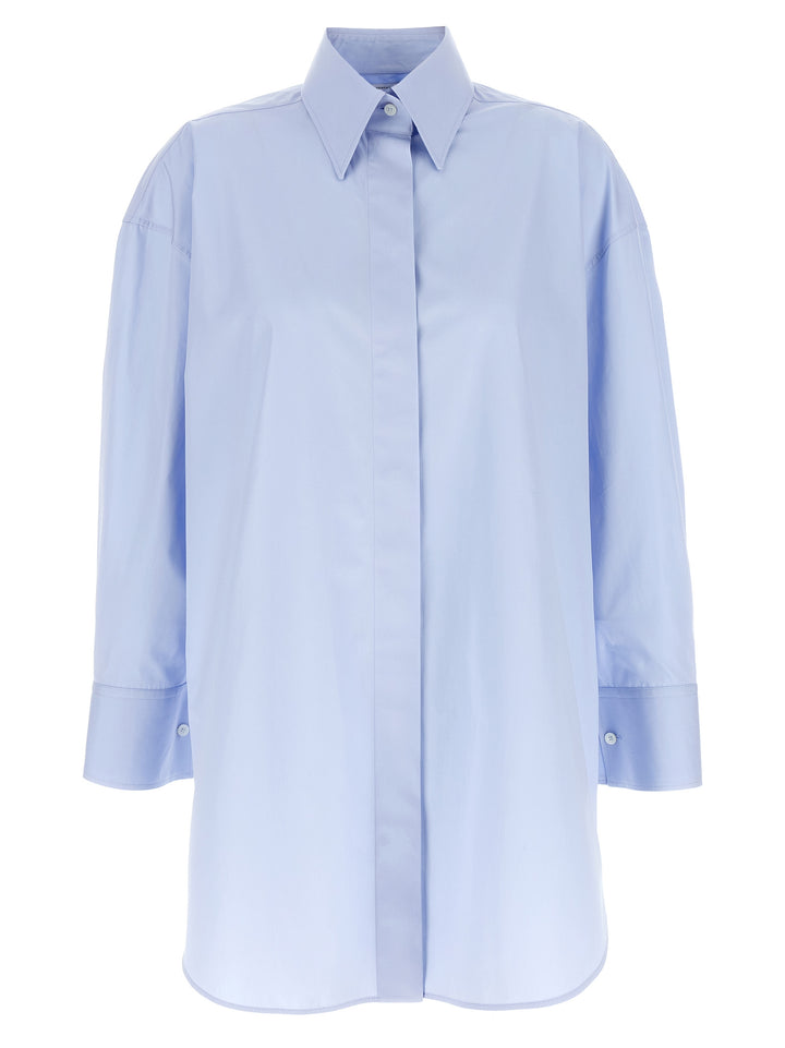 Givenchy Asymmetric Shirt Camicie - Celeste | f4dde6d9949e7b46d34104acacd483a787a0d6a7