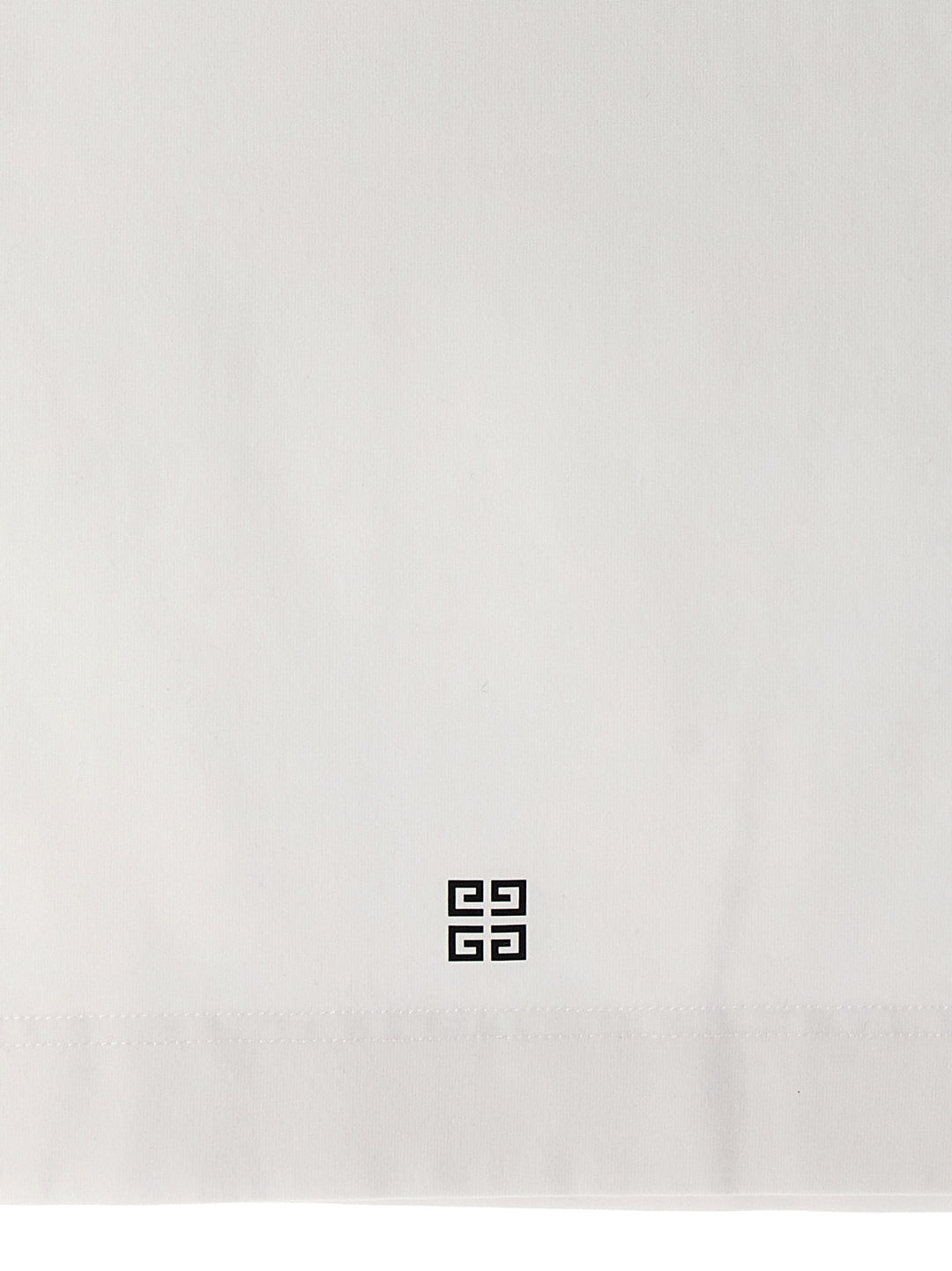 Logo Print Tank Top Top Bianco/Nero