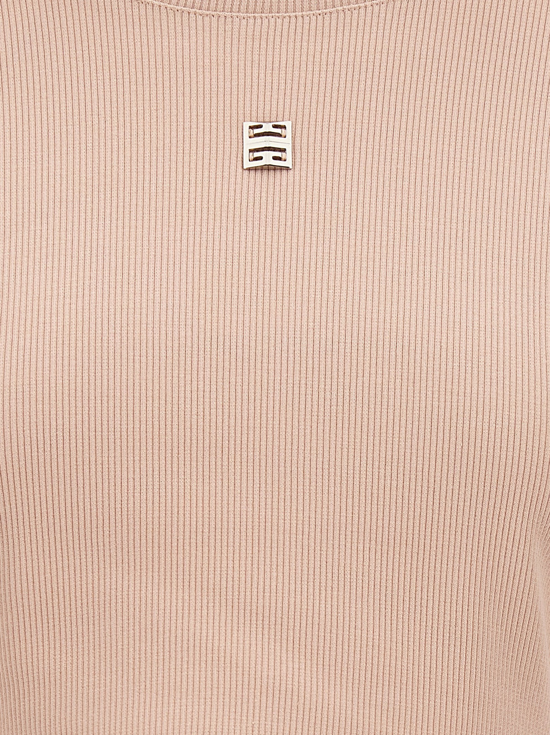 Logo Plaque T Shirt Rosa