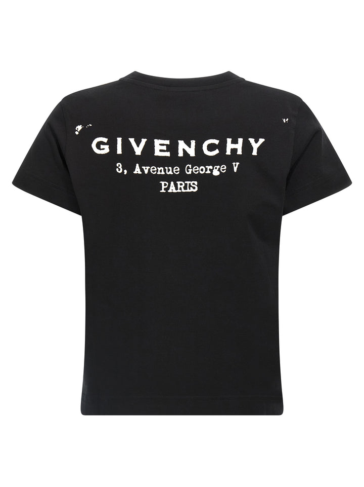 Givenchy Givenchy Stamp T shirt - Bianco/Nero | dd588deed3e0e22547f2da7e6d58c55727ecc45a