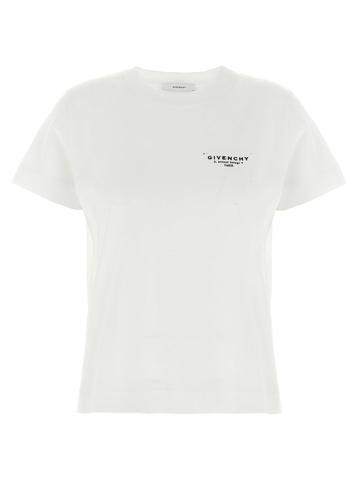Givenchy Givenchy Stamp T shirt - Bianco/Nero | 5e108ea8d26454e9a3c336c0c0f6dbe117af3d7c