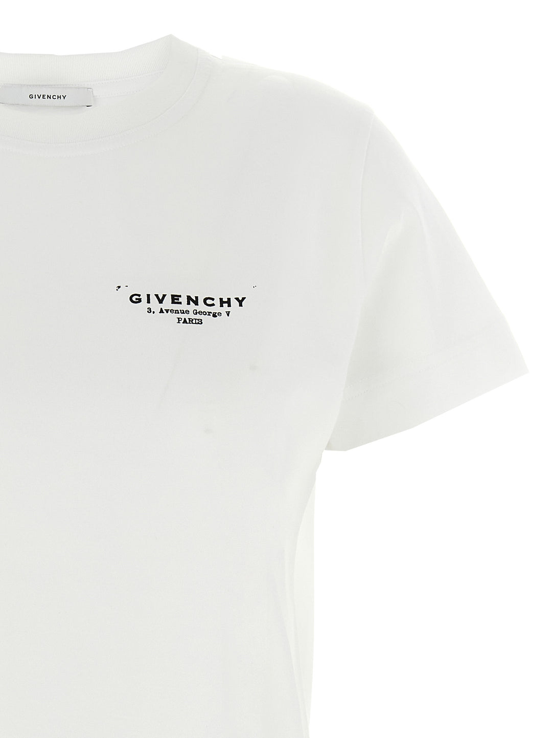 Givenchy Givenchy Stamp T shirt - Bianco/Nero | 62080ab67cd0ec64aeb86fe6c44c1512bb99e11c