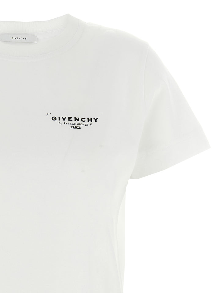 Givenchy Givenchy Stamp T shirt - Bianco/Nero | 62080ab67cd0ec64aeb86fe6c44c1512bb99e11c