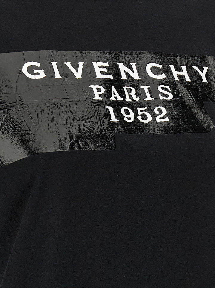Givenchy Givenchy Tape T shirt - Nero | eae236bff7b5e26b076207187795bbf30bb3df6a