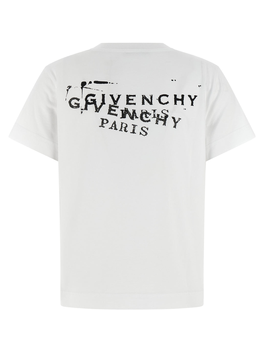 Givenchy Logo Stamp T shirt - Bianco | bd35e5320b539f1f5728c477d556decf79b292c9