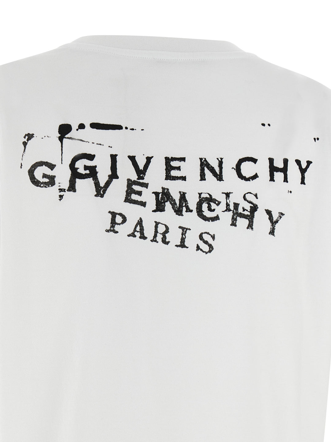 Givenchy Logo Stamp T shirt - Bianco | 9341f6dd82facef755ede8bc65845ebce070ccbd