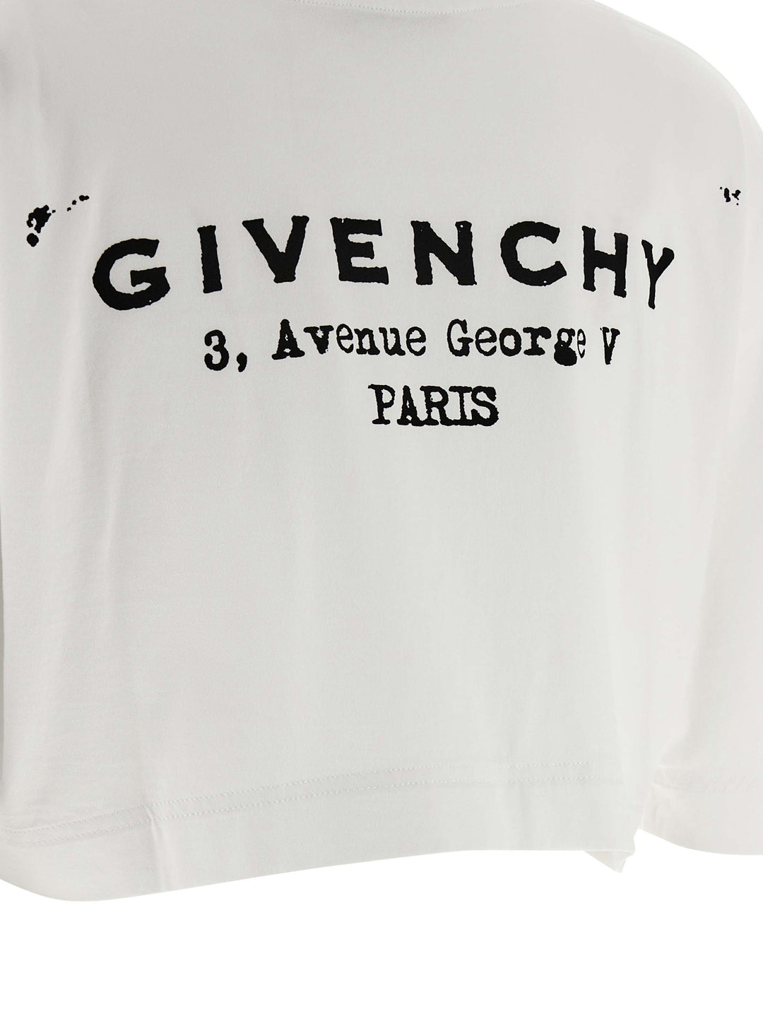 Givenchy Cropped T shirt - Bianco | 79cac581ad5412c4af50070cb778964e5ed7ed6a