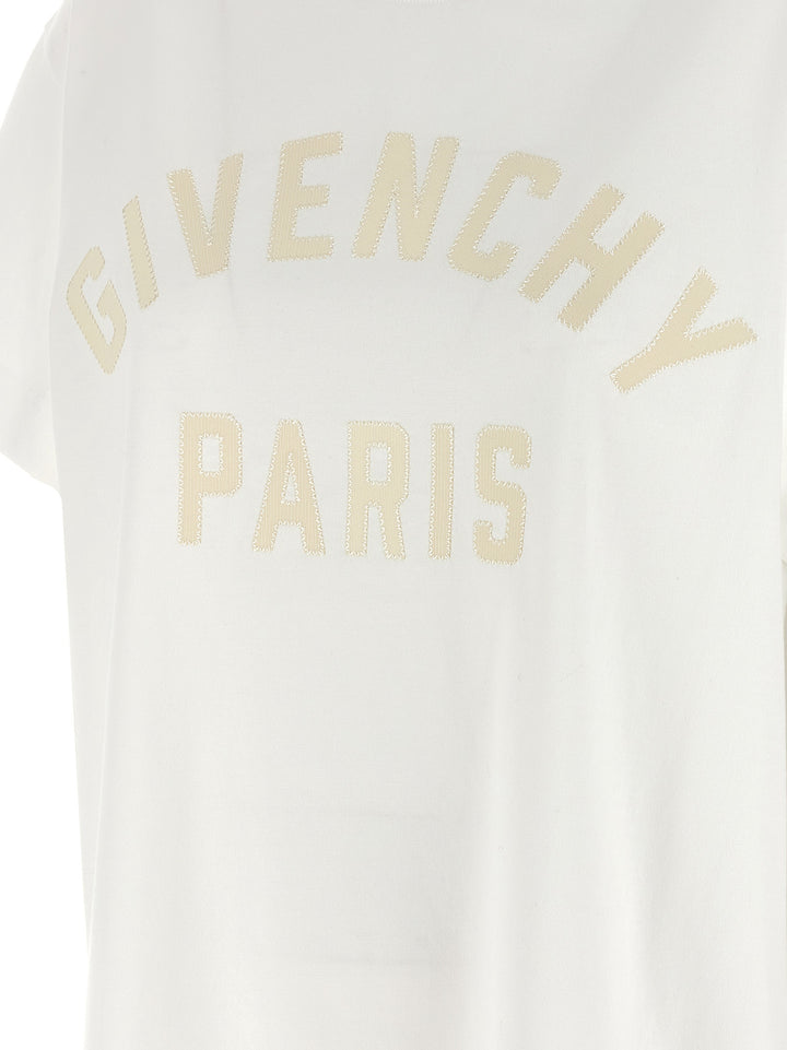 Givenchy Givenchy Paris T shirt - Bianco | c1b8d78f4e4ab226f64362175654da8506e9c4c6