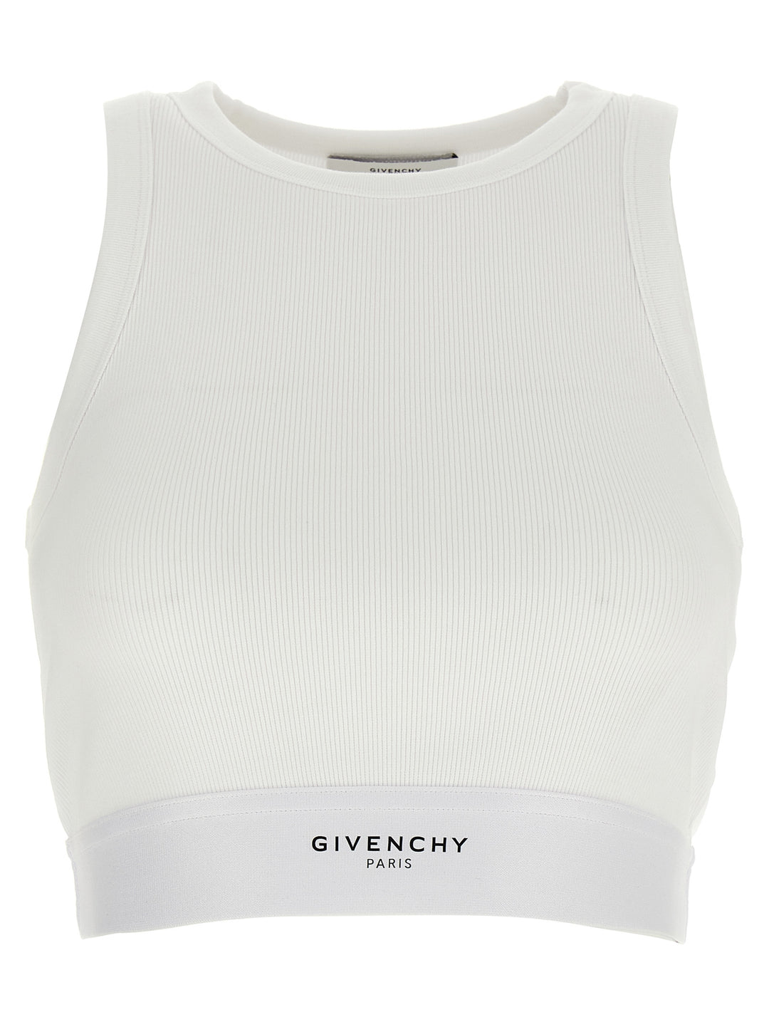 Givenchy Crop Tank Top Top - Bianco | 3386c16695eabe2c6a40e7a5c6389e76d3a31320