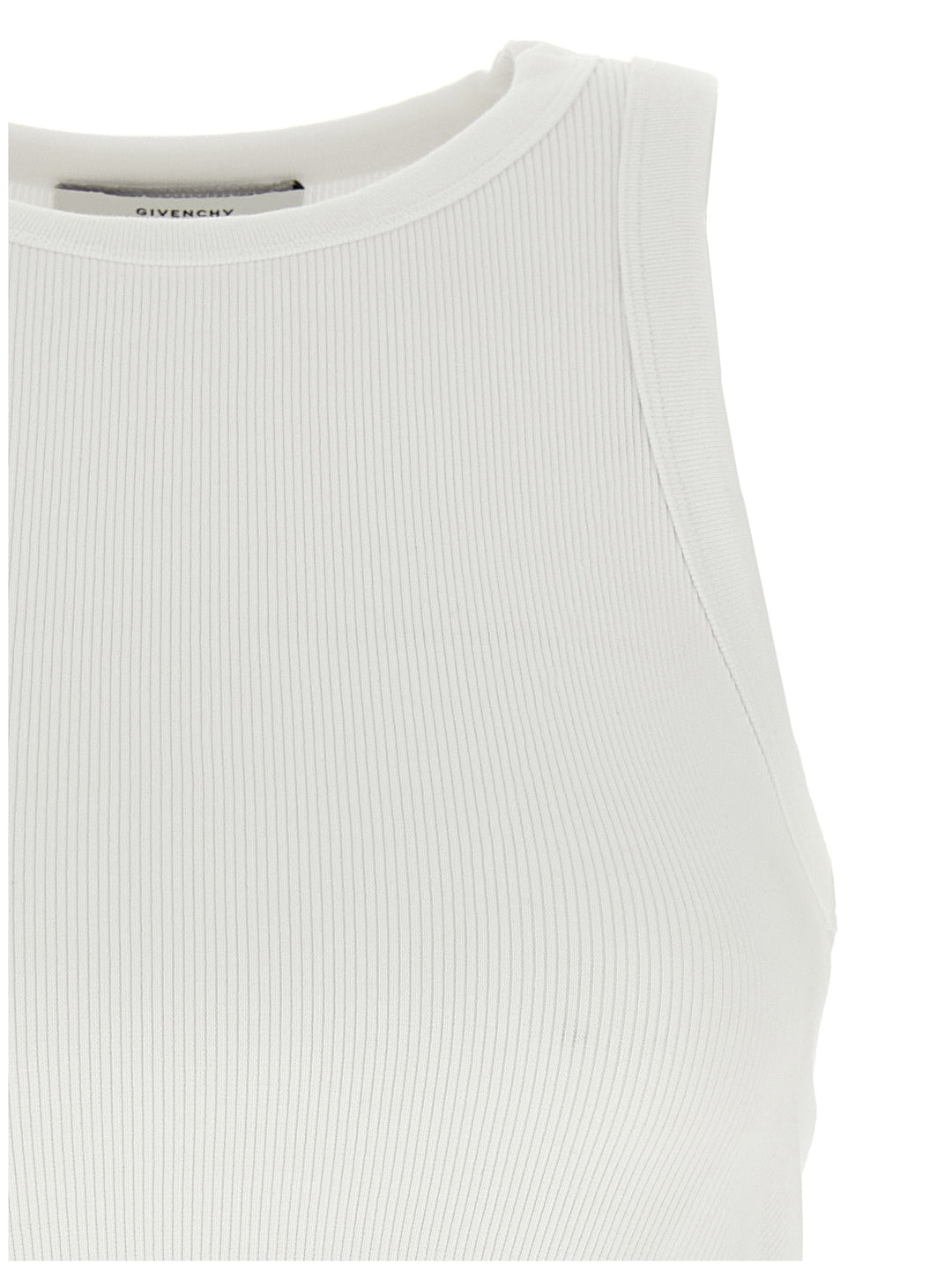 Givenchy Crop Tank Top Top - Bianco | ff9a7c065ee67748e63bbc10bb881311738ab7ef