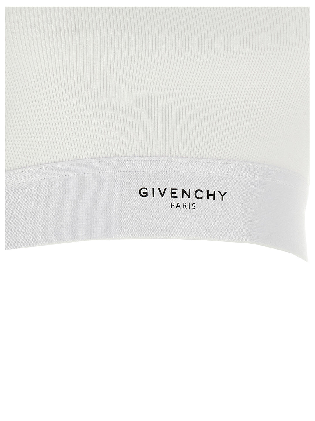 Givenchy Crop Tank Top Top - Bianco | 23dbac87429c723133fad397a7f9a86e80bbe57f