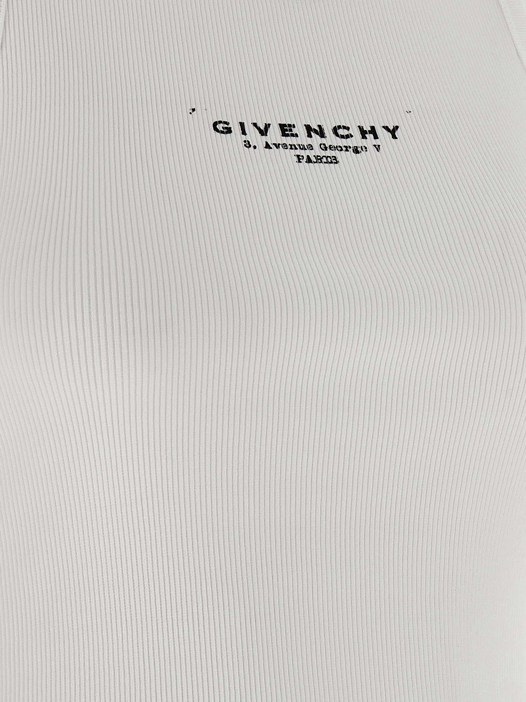 Givenchy Logo Top Top - Bianco | 067fe7c153e8f08f65e239d3e7b279f1baf8e542