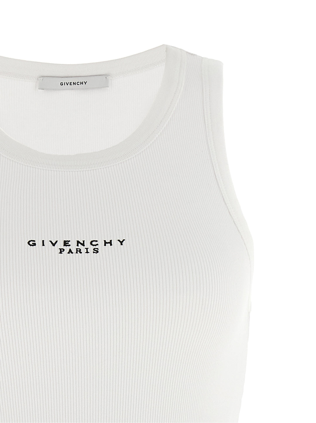 Givenchy Logo Top Top - Bianco | bfb20accde47c1b08f93d87462472de85c069962