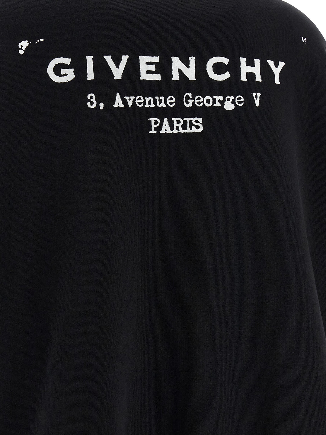 Givenchy Logo Print Hoodie Felpe - Bianco/Nero | 19e9921950e6514acbdf98dd769c749f246008e9
