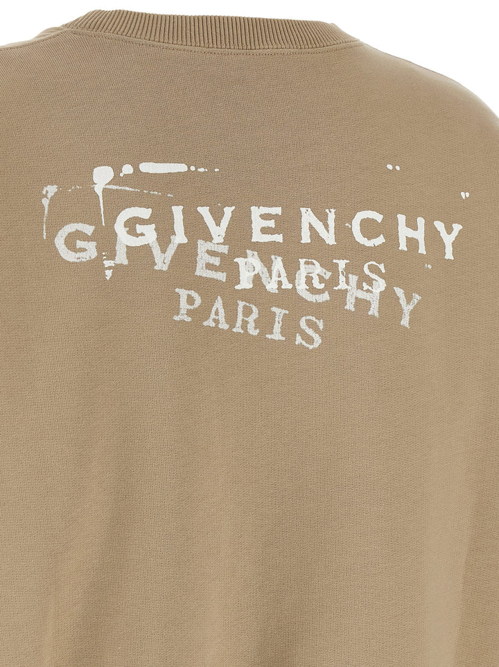 Givenchy Logo Stamp Felpe - Beige | a1aabf7cbe26ffc6367cb17afbe9565df649d20a