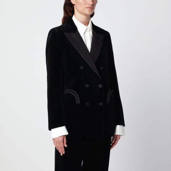 Everyday Jealousy Blazer aus schwarzem Samt