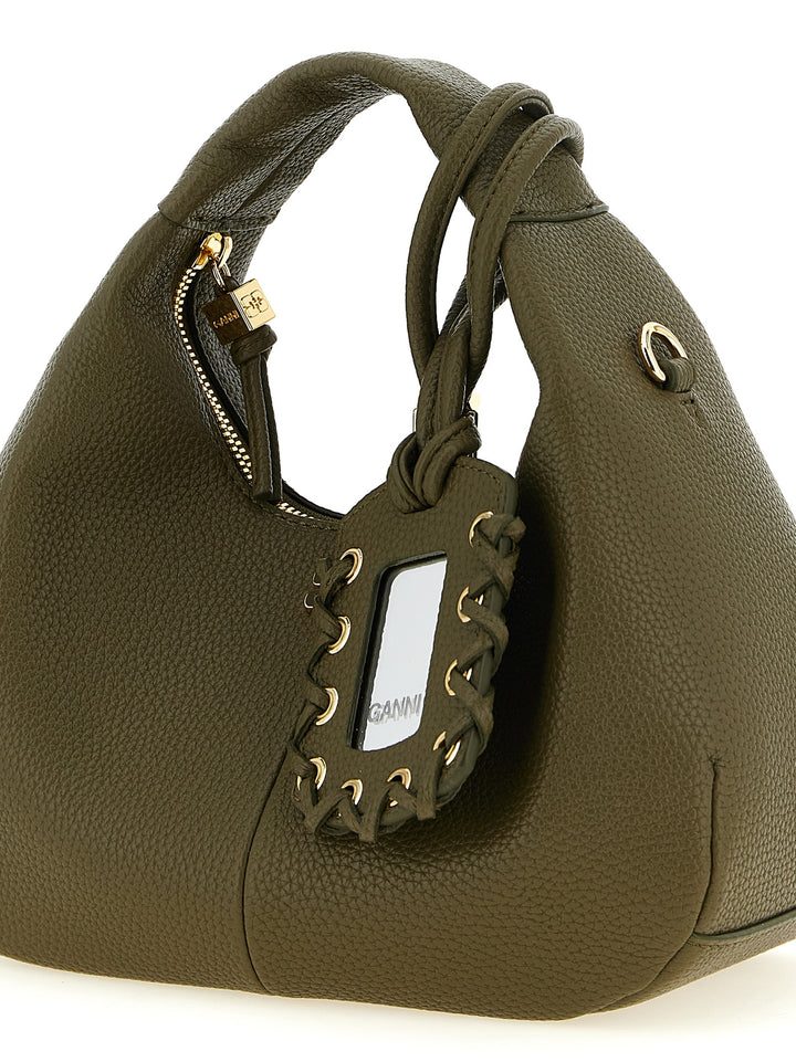 Ganni Mini Hobo Borse a Mano - Verde | bd4d871e720a977a9aee23bd42f15ca4728e3fa5