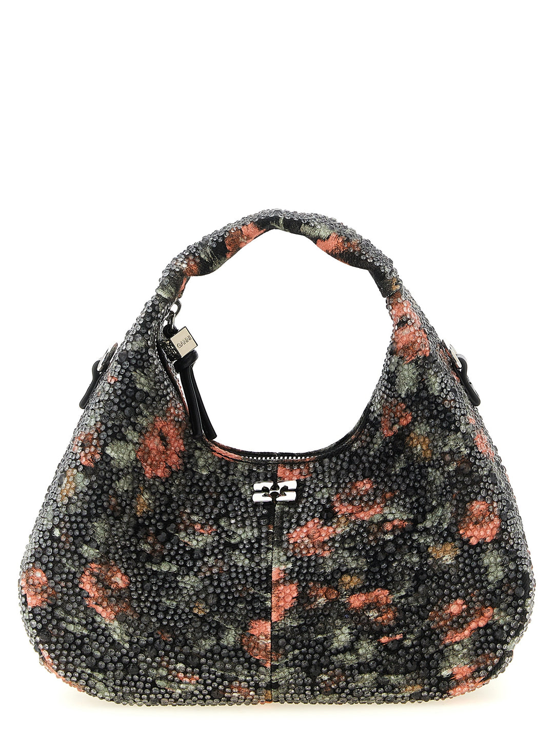 Ganni Mini Hobo Flowers Borse a Mano - Multicolor | 12912d39deef1843cf61a341dee97145db29973d