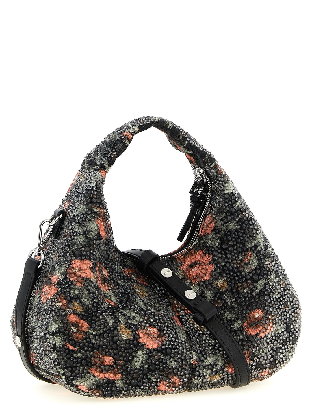 Ganni Mini Hobo Flowers Borse a Mano - Multicolor | 139008e107e84eda75f0328bc7a1eeb1ff2ec34b