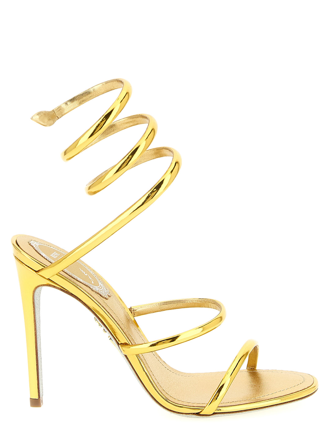 René Caovilla Cleo Metallic Sandali - Oro | 269f9d41d2c9feb80cd883ea0c8d019fdfe16f52