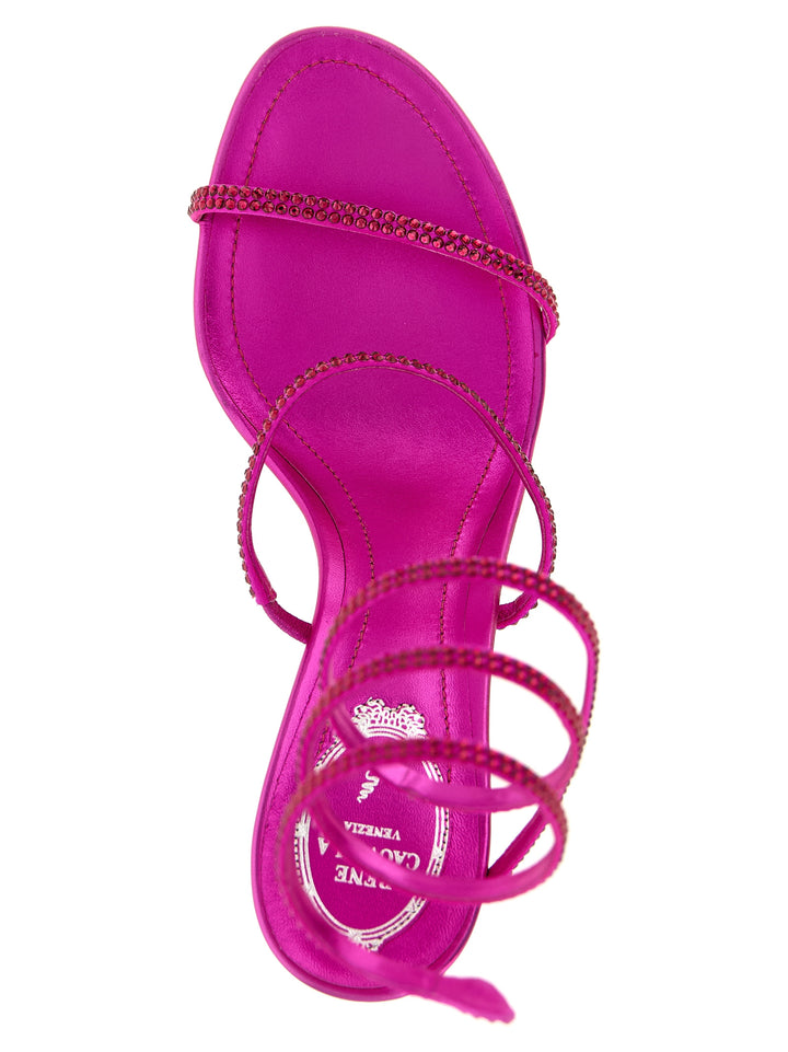 René Caovilla Cleo Sandali - Fucsia | 85ba01209dd3de5c102dc533a541cdcea6ed8c4a