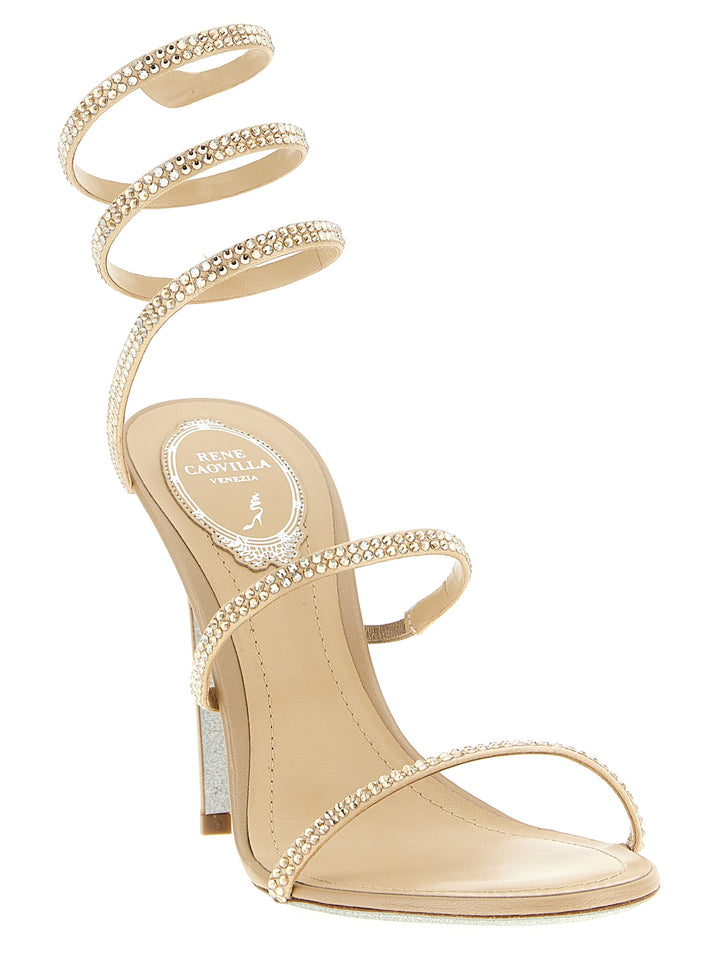 René Caovilla Cleo Sandali - Beige | 2b9e052336bb2bba24d770f5dec1fbeb40177c5d