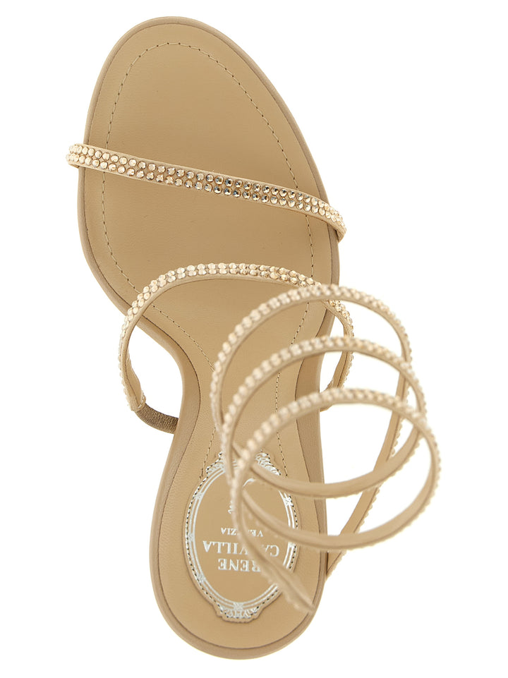 René Caovilla Cleo Sandali - Beige | 630005511e92b689ea8a419590674b51359aeb8b