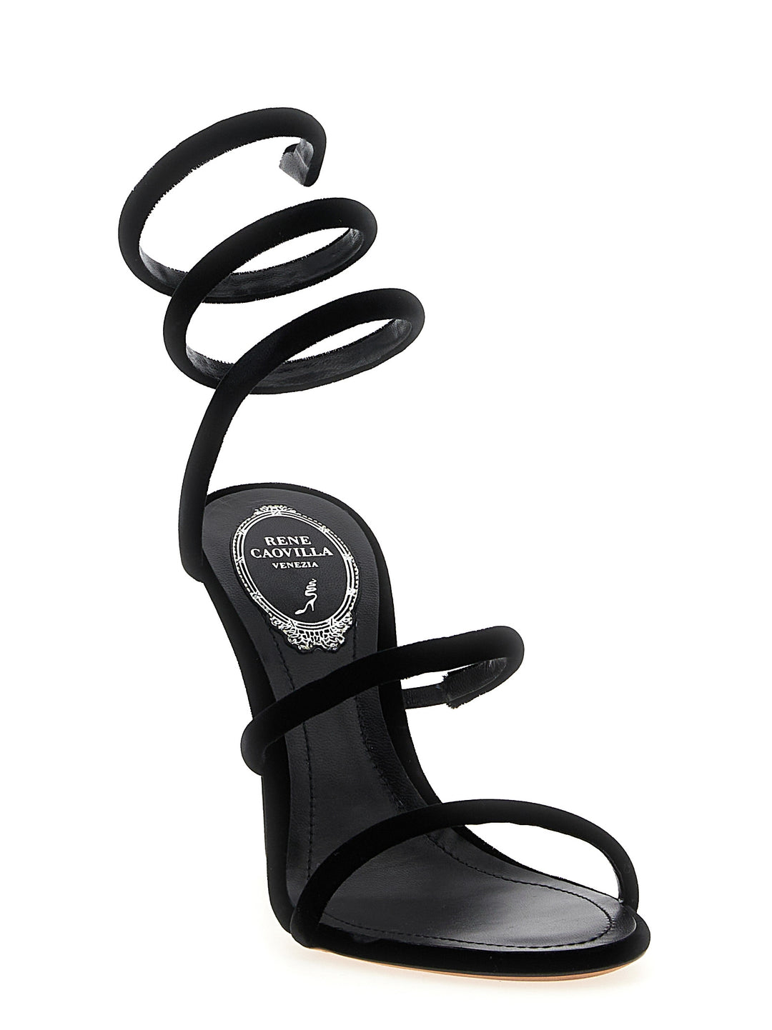 René Caovilla Cleo Sandali - Nero | aa1bf1877183fc7bb03df88d99ca077d6161998d