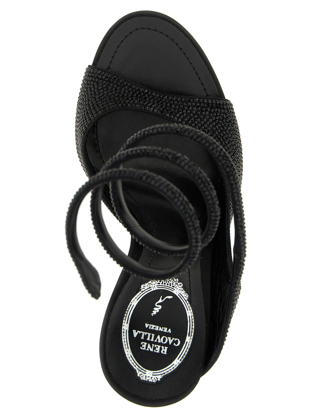 René Caovilla Audrey Sandali - Nero | a1b46ee02605f2279cfa0e3ea9e5c82b7142ace9