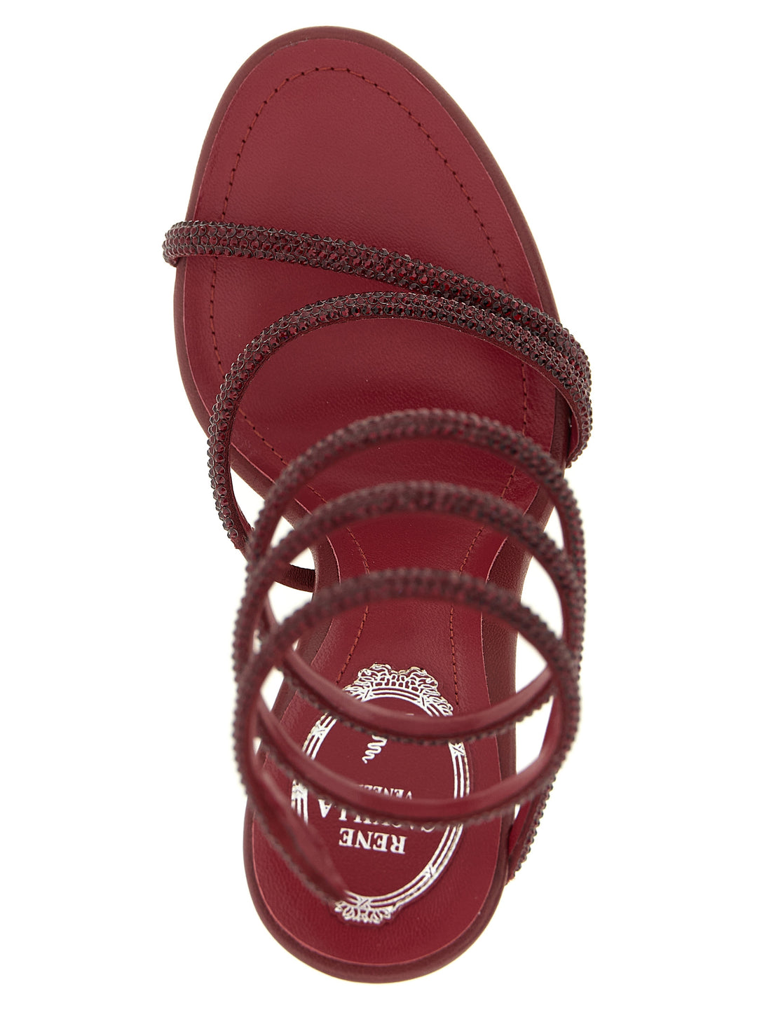 René Caovilla Margot Sandali - Bordeaux | 860764b6a9215ea15fe6d7e3bf026976a796fe92