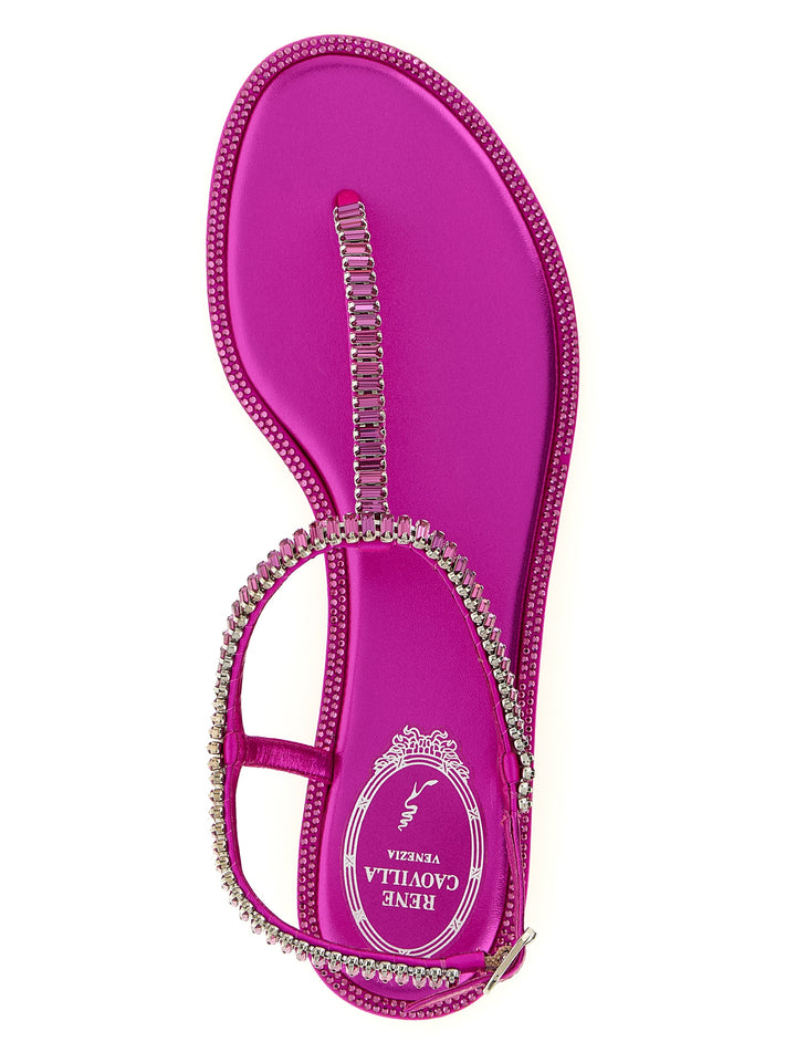 René Caovilla Diana Sandali - Fucsia | c900954bd54548dc836288fc60457ea7eef1f30d
