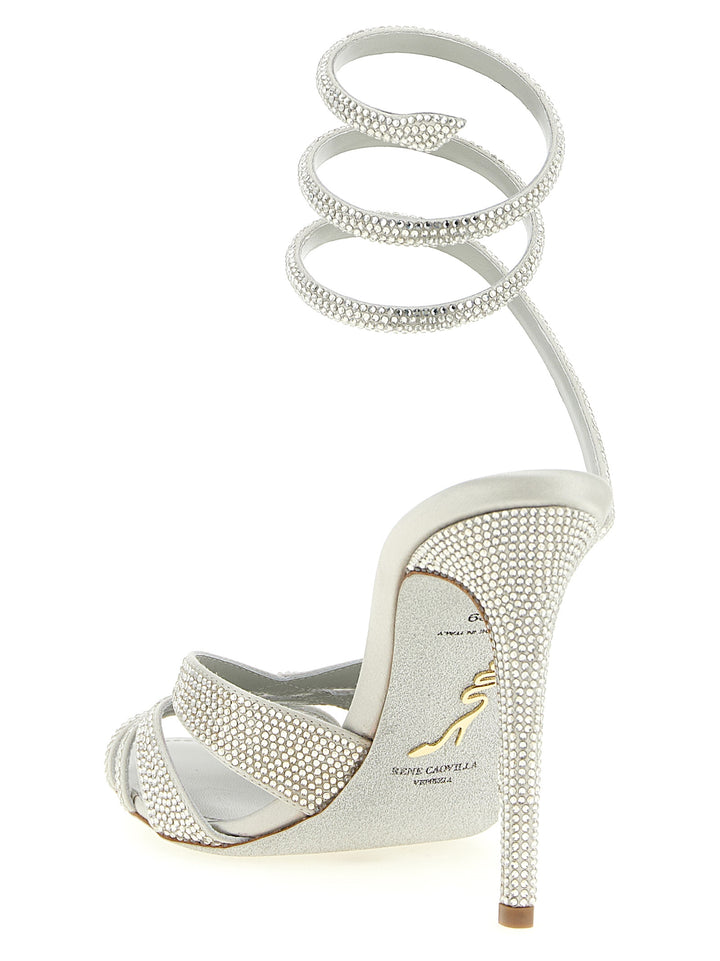 René Caovilla Dania Sandali - Silver | 415d02eeff7b5131087d2f8eaf34999e70dbdbbd