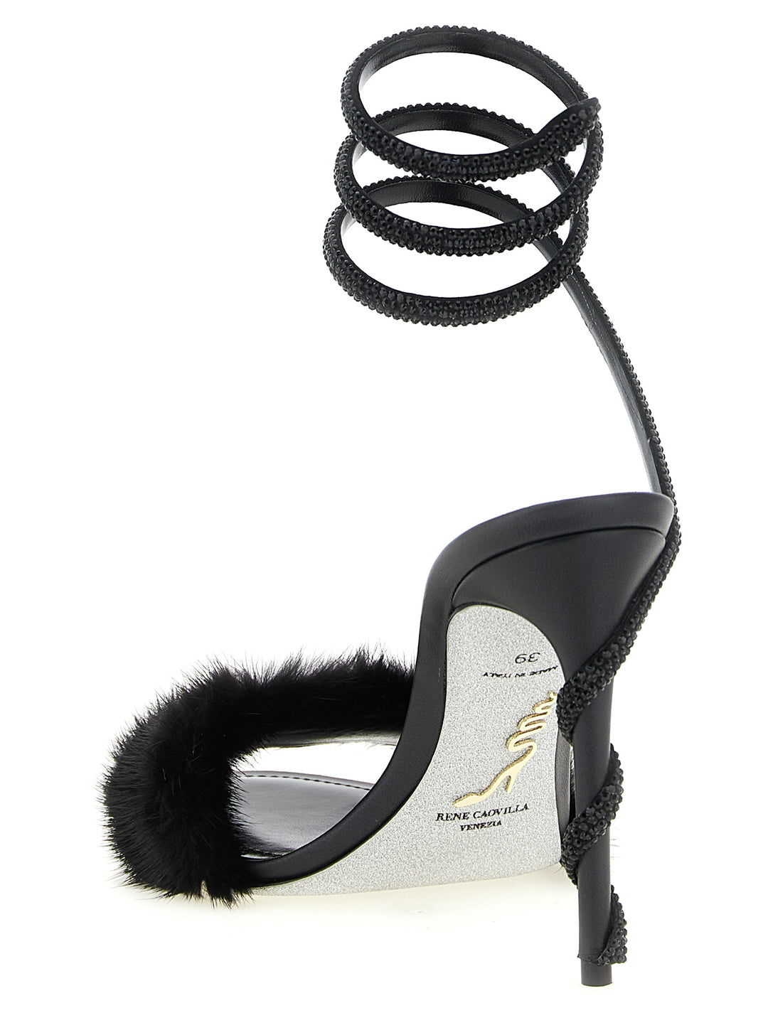 René Caovilla Margot Sandali - Nero | b900ac6f91fd6b540e37596f5af31430c4c1bf3a