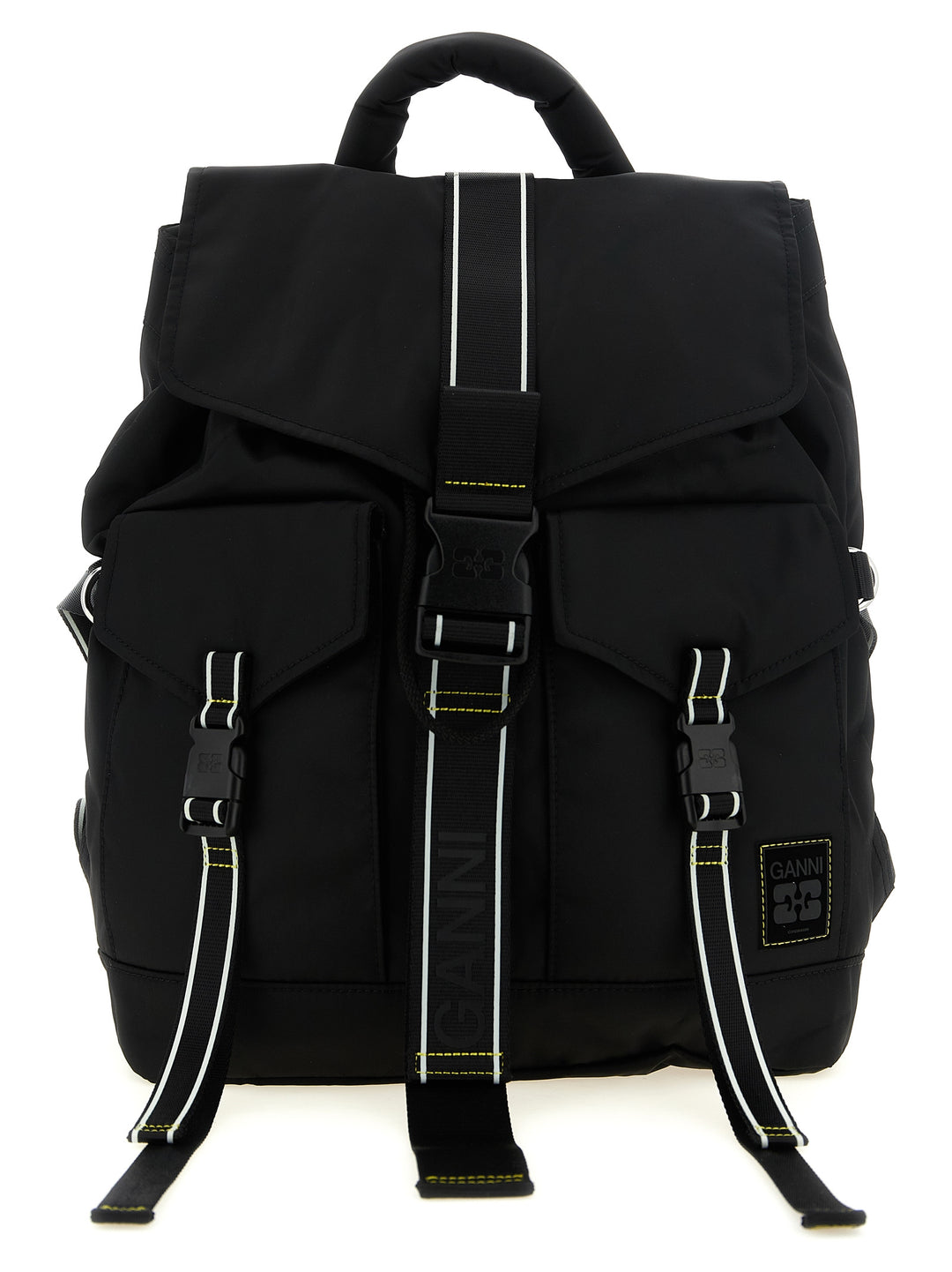 Ganni Re-Tech Zaini e Valigie - Nero | a64537ed062a2fe4d1cc8547e239d65033fb6651