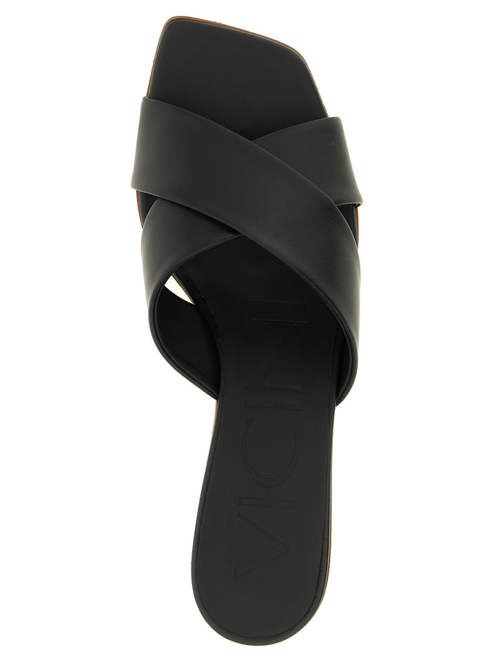 Vicini Leather Mules Sandali - Nero | c23e72846e6e78bbef33fbc2050c45de3fca0b7f