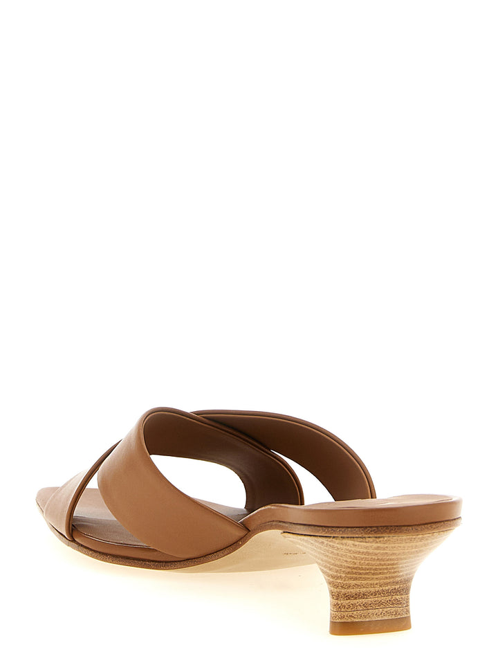 Vicini Leather Mules Sandali - Marrone | f7ca04a8110e5149f5e5f9fa27c33ae6606c97bf